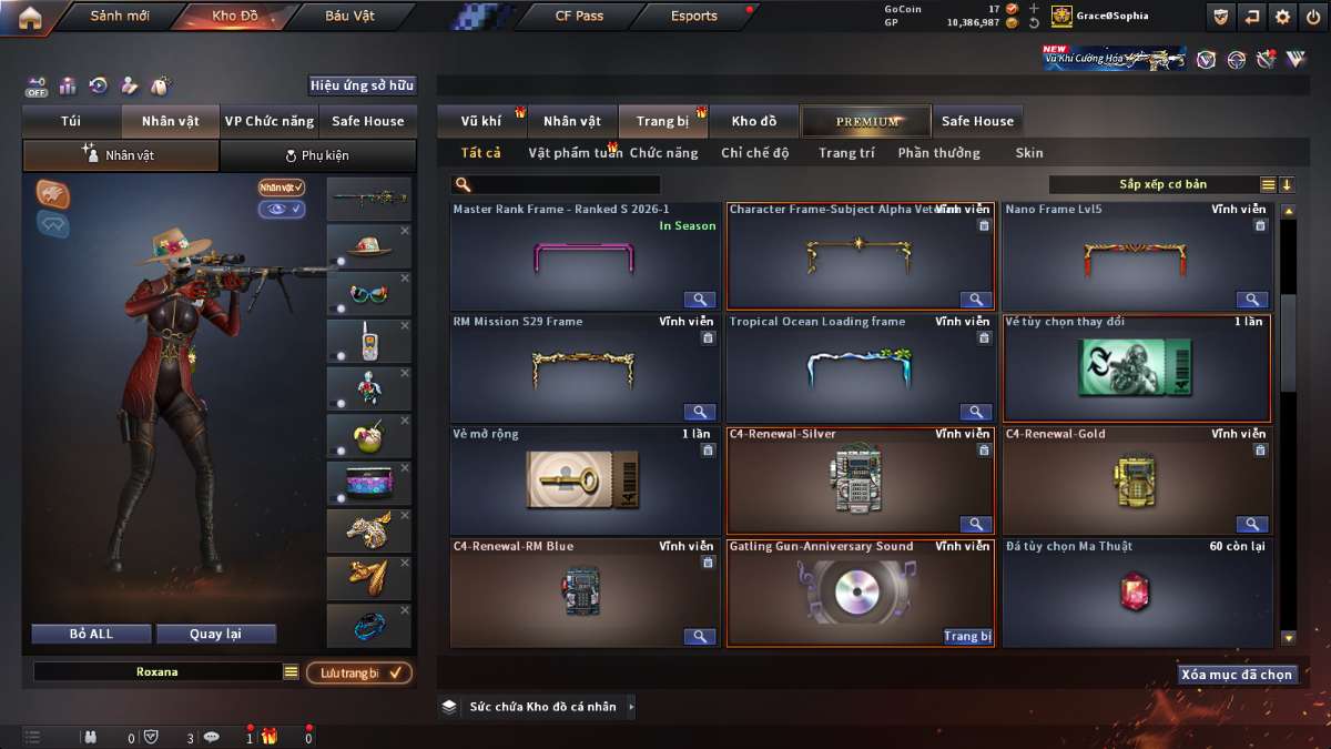shop acc cf uy tin gia re